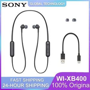 넥밴드이어폰 오리지널 소니 Sony 소니 Wi-Xb400 무선 인이어 엑스트라 베이스 헤드폰 블루투스 고속 충전