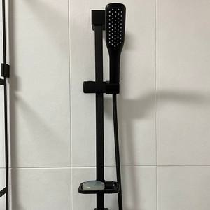 욕실 블랙 샤워슬라이드바 스텐레스 샤워기거치대 욕실슬라이드바 슬라이드바 화장실슬라이드바