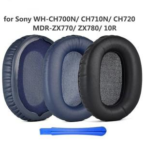 소니 호환호환 WH-CH700N CH710N 헤드폰 이어 패드 MDR-ZX770 ZX780 10R 쿠션 수리 부품 용 교체