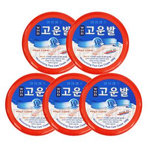 웰빙헬스 고운발크림 5개 풋크림 발각질제거 풋케어 발보습제