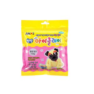 아모스 아이클레이 110g형광핑크