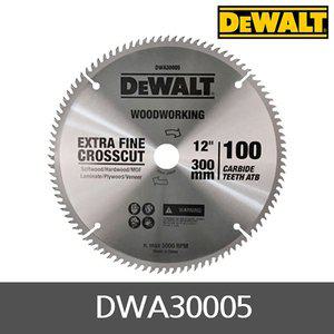 [디월트] DWA30005 12인치 목재용 원형톱날 100T