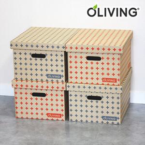 크로스 트렁크 종이정리함 4종 (일반 3겹)