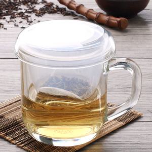 고야 유리 티머그 필터 뚜껑 머그컵 300ml 잔
