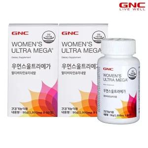 [GNC] 우먼스울트라메가 멀티비타민 앤 미네랄 (90정)45일분 x 2병