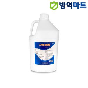 에탄올 83% 손소독기 리필용 기구 손잡이 공간소독용 알콜 업소용 식탁 의자 소독제 4L