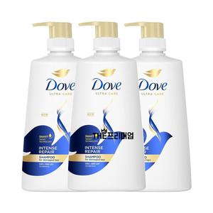 도브 인텐스리페어 샴푸 680ml 3개