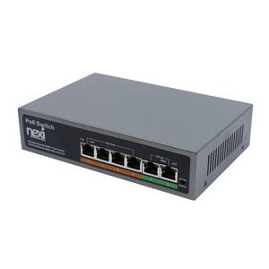 POE+ 허브스위치 4+2포트 65W 스위칭 CCTV IP카메라 NAS인터넷 익스텐더 산업용 PTZ 공유기 공사설치 통신