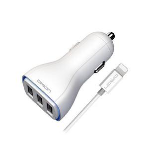 8핀 USB 3포트 차량용 충전기 3.4A DR-C3-343-8P 아이폰 애플 핸드폰 휴대폰 충전케이블