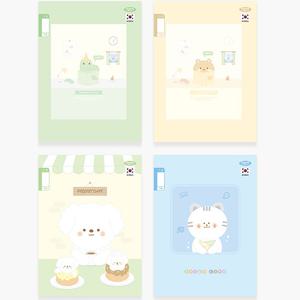 초등노트 1~2학년 무제 16줄 1권 ( 줄노트 과목노트 무제노트