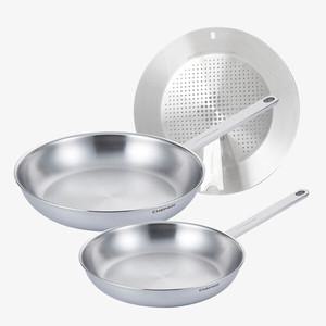 쉐프윈 316 커퍼코어 통5중 24cm 후라이팬+28cm 후라이팬 + 316 STS 멀티 후라이팬커버