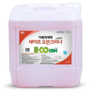 [수산화나트륨0%] 세이프 오븐크리너 18.75L 주방 기름때제거 다목적세제정제 찌뜬때클리너