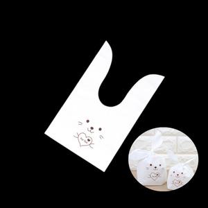 귀여운 동물모양봉투 선물포장보자기 화이트 토끼백 유치원간식봉투 답례 구디백