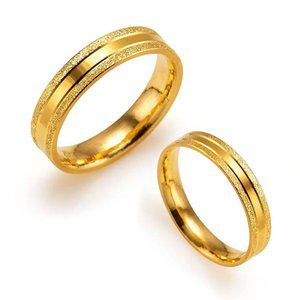 갤러리아 여자 남자 순금 반지 샌딩 라운드 커플링 24K 11.25g