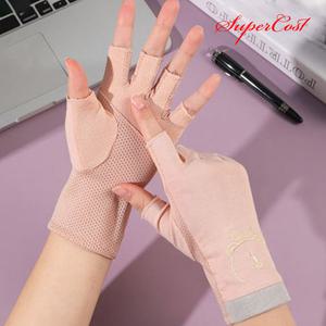 네일아트 UV/LED자외선 차단 고급 곰돌이 젤네일장갑