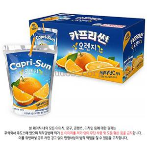 농심 카프리썬 오렌지맛 200ml x 20개 (2박스)