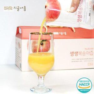 시골내음건강 충주 시골내음 첫눈에반한 생생복숭아즙 110ml x 60팩
