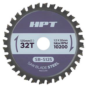 HPT 140MM(5.5)원형톱 전용 금속날 SB-S125 내경 20미리 외경 125미리