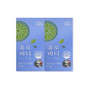 유로바디 600mg X 45정 2박스 베르가못 아티초크 지중해식단