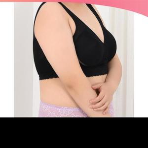레이스 밴드 브라 런닝형 빅사이즈 인견 몰드 통기성