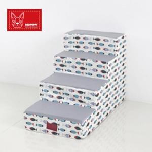 펫스텝 4단 탈구방지용 침대계단 J60694 강아지관절
