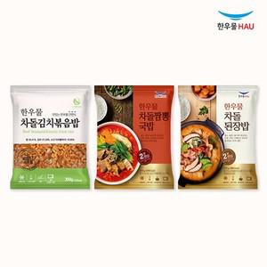 한우물 한끼해줘 차돌볶음밥세트  차돌김치볶음밥 300g + 차돌짬뽕국밥 210g + 차돌된장밥 210g) x각2봉
