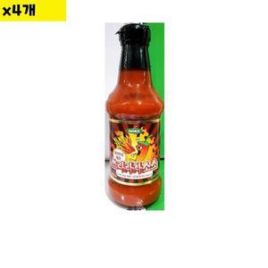 [XBIG9591_47]식자재 도매 유통 쓰리라차 매운 몬 295ml x4개