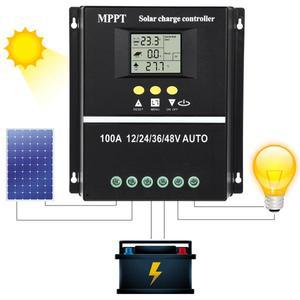 태양광 패널 컨트롤러 Mppt 충전 레귤레이터 시스템 24 V 12V 100a 48V