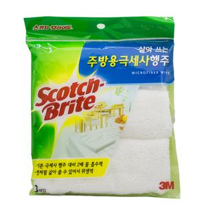 3M 삶아 쓰는 주방용 극세사 행주 3매입