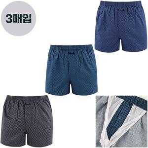 남자 분리형팬티 분리형트렁크 망 주머니 기능성 팬티 3매 세트