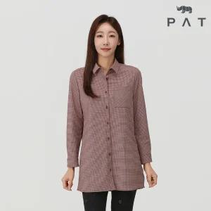 [PAT 여성] 체크 와이에리 셔츠_1I61502