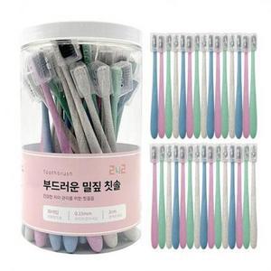 242 부드러운 밀짚 칫솔, 30개입, 1세트 one option