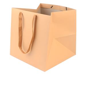 화과자쇼핑백 바닥 넓은 와이드 정사각형 케이크