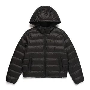 [정상가:259000원]내셔널지오그래픽 N244WDW010 여성 밀버스 경량 구스 다운 후드 점퍼 CARBON BLACK