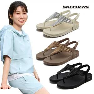[60분러시] 스케쳐스 아치핏 메디테이션 샌들_블랙/모카/오프화이트