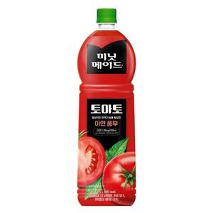 코카콜라 미닛메이드 토마토 1.5L/ PET 주스 과일 음료수