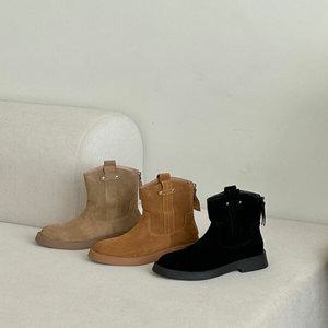 여성 스웨이드 첼시 앵클부츠 115017