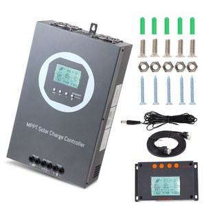 100암페어 MPPT 태양광 충전 컨트롤러 48V 36V 24V 12V 자동, PV 150V 최대 입력 패널, 100A 패널 레귤레이터 전력 5000W, AGM 밀폐 젤 플러딩 리튬 배터리용