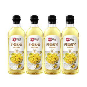 [CJ]백설 카놀라유 900ml x4개