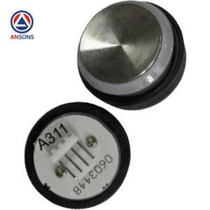OTIS 엘리베이터 푸시 버튼 스위치 라운드 스테인레스 스틸 Ansons 예비 부품, A311 FAA25090A311, 1pc