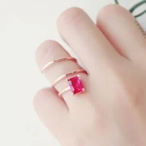 레드 와인 반지