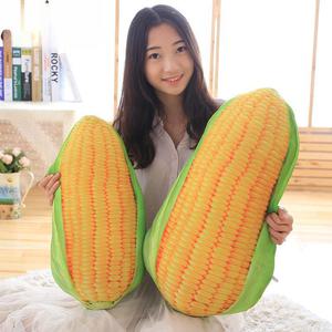 쿠션 야채 옥수수 베개 귀여운 침대 부드러운 몸체 분리 세척 가능