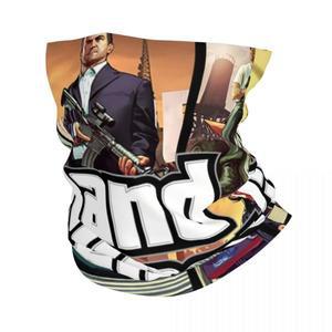 Grand Theft Auto 액션 어드벤처 게임 겨울 머리띠 목 남녀공용 스키 러닝 튜브 스카프 얼굴 반다나 각반