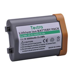 호환 니콘 ENEL18 ENEL18a 배터리 MH26a D5 D4 D4S 카메라용 3000mAh 1 피스