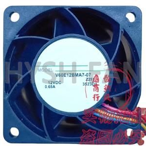 V60E12BMA7-07 6038 4 선 서버 냉각 FAN 12V 0.65A