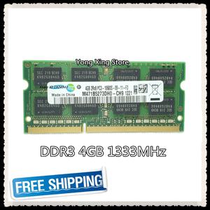 노트북 메모리 DDR3 4GB 1333MHz PC3-10600S 컴퓨터 RAM 10600 4G