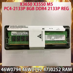 서버 메모리 46W0794 46W0792 47J0252 X3650 X3550 M5 PC4-2133P 8GB DDR4 2133P REG RAM