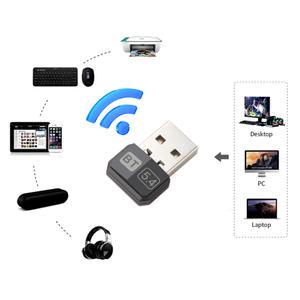 USB 블루투스 호환 5.3 어댑터 드라이버 프리 BT 음악 오디오 리시버 송신기 PC 스피커용