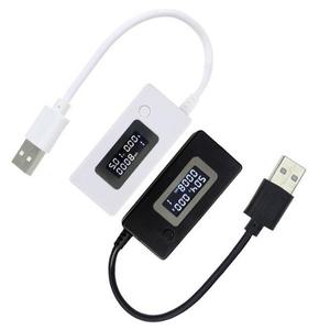 호환 USB 테스터 DC 디지털 전압계 전류계 충전기 배터리 용량 전압 전류 LCD 3-7V 측정기 검출기