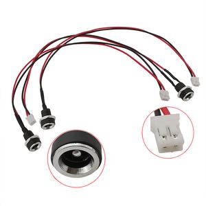DC-022B 5.5x2.1mm DC 전원 암 잭 소켓 패널 마운트 어댑터 JST PH 2.0mm 피치 2 핀 플러그 와이어 케이블